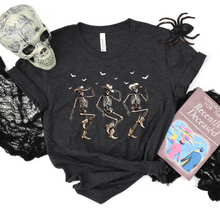 Load image into Gallery viewer, Wholesale Cowboy Skeletons Graphic Tee - Heather Charcoal Tee
