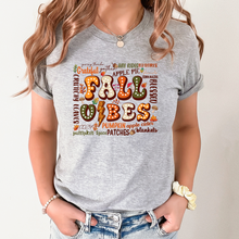 Load image into Gallery viewer, Wholesale Retro Fall Vibes Graphic Tee - Heather Dust Tee
