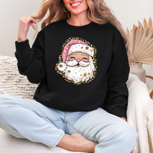 Load image into Gallery viewer, Wholesale Preppy Santa Sweatshirt - Black Sweatshirt
