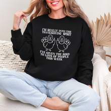 Load image into Gallery viewer, Wholesale Thanksgiving Spirit Sweatshirt - Black Sweatshirt
