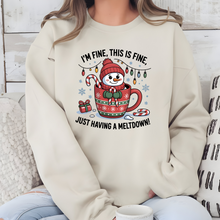 Load image into Gallery viewer, Wholesale Having a Meltdown Sweatshirt - Sand Sweatshirt
