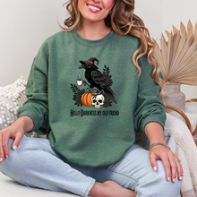 Load image into Gallery viewer, Wholesale Raven Darkness My Friend Sweatshirt - Heather Dark Green Sweatshirt
