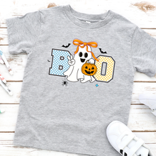Load image into Gallery viewer, Wholesale Ghost Boo - KIDS Graphic Tee- Grey
