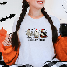 Load image into Gallery viewer, Wholesale Chick or Treat Graphic Tee - Ash Tee
