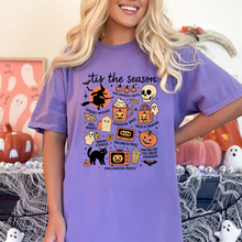 Load image into Gallery viewer, Wholesale Halloween Tis the Season Graphic Tee - CC Violet Tee
