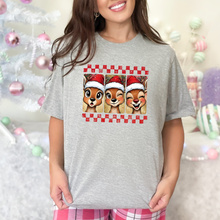 Load image into Gallery viewer, Wholesale Reindeer Christmas Graphic Tee - Grey Tee
