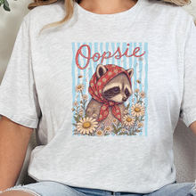 Load image into Gallery viewer, Wholesale Oopsie Raccoon Graphic Tee - Ash Tee
