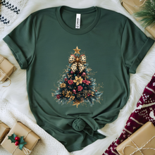 Load image into Gallery viewer, Wholesale Glitter Christmas Tree Graphic Tee - Forest Tee
