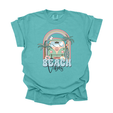 Load image into Gallery viewer, Wholesale Vintage Beach Vibes Graphic Tee - CC Neon Red Orange Tee

