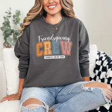 Load image into Gallery viewer, Wholesale Friendsgiving Crew Sweatshirt - Asphalt Sweatshirt
