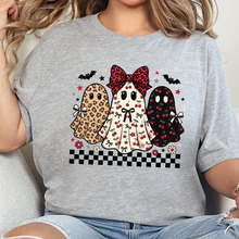 Load image into Gallery viewer, Wholesale Halloween Berry Ghost Graphic Tee - Grey
