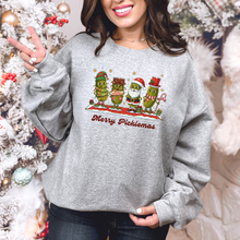 Load image into Gallery viewer, Wholesale Merry Picklemas Sweatshirt - Grey Sweatshirt
