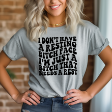Load image into Gallery viewer, Wholesale I don't have RBF Graphic Tee - Heather Slate Tee
