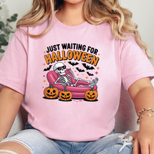 Load image into Gallery viewer, Wholesale Waiting on Halloween Graphic Tee - Pink
