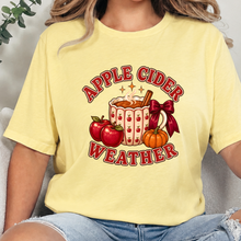 Load image into Gallery viewer, Apple Cider Weather Graphic Tee
