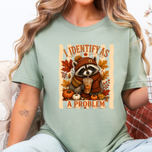 Load image into Gallery viewer, Wholesale Identify as a Problem Fall Graphic Tee - Sage
