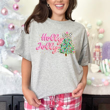 Load image into Gallery viewer, Wholesale Pink Holly Jolly - Grey Sweatshirt
