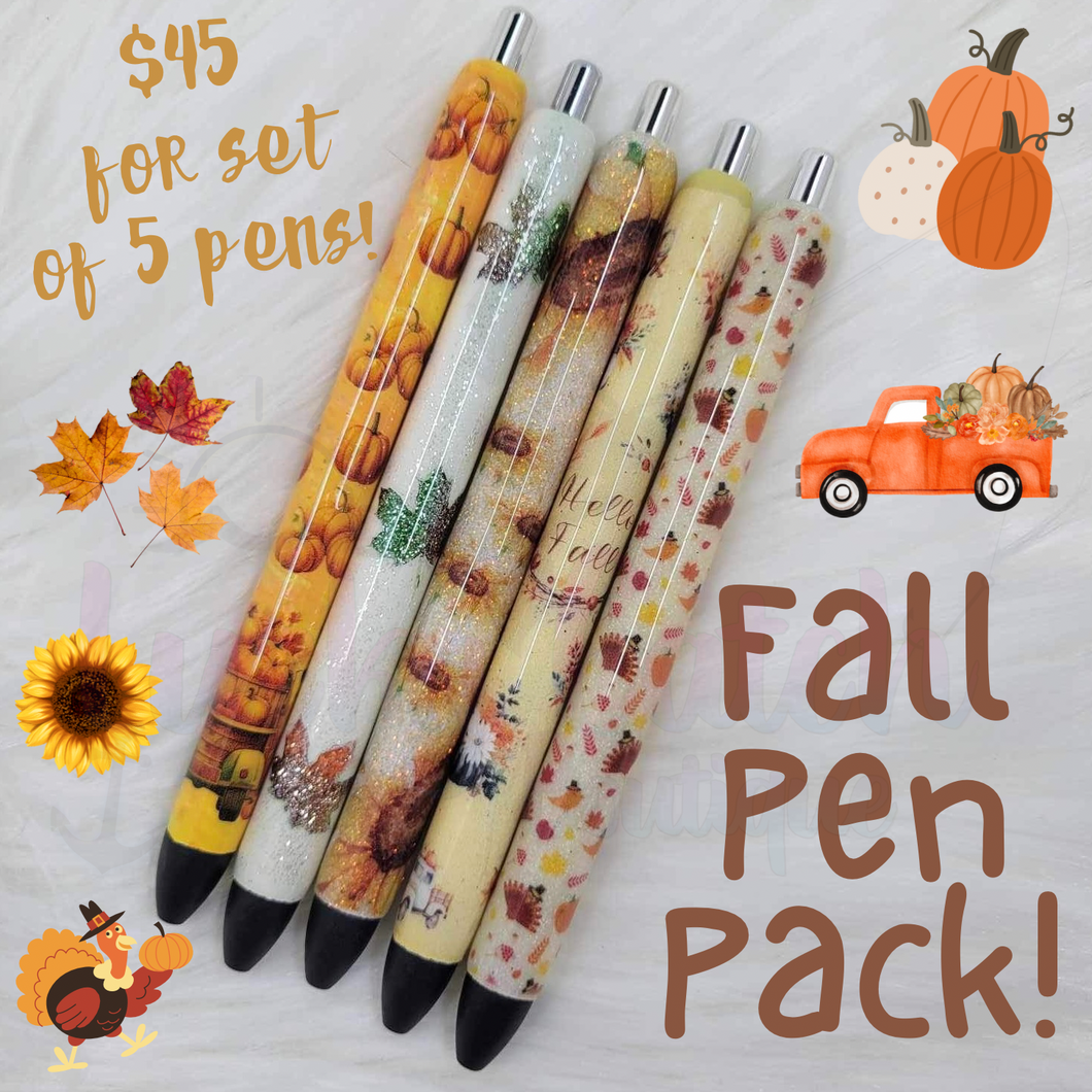 Fall Pens - 5 Pack 2023