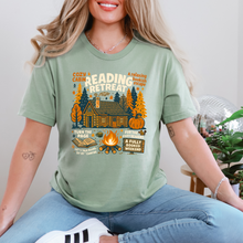 Load image into Gallery viewer, Wholesale Reading Retreat Graphic Tee - Sage Tee
