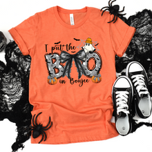 Load image into Gallery viewer, Wholesale Boo in Boujee Graphic Tee - Heather Orange Tee
