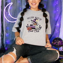 Load image into Gallery viewer, Wholesale Salem Witch Spooky Book Club - White Tee
