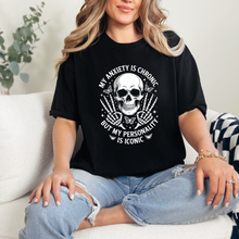 Load image into Gallery viewer, Wholesale My Anxiety Is Graphic Tee - Black Tee
