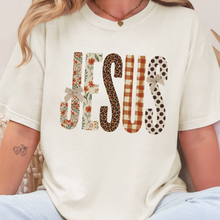 Load image into Gallery viewer, Wholesale Fall Jesus Graphic Tee - CC Ivory
