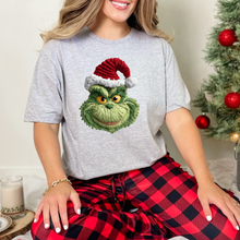 Load image into Gallery viewer, Wholesale Yarn Grinch Graphic Tee - Grey Tee
