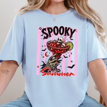 Load image into Gallery viewer, Wholesale Spooky Summer Margarita Graphic Tee - Baby Blue
