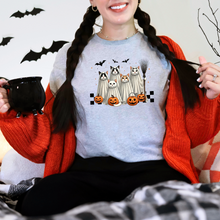 Load image into Gallery viewer, Wholesale Spooky Cats - Heather Dust Tee
