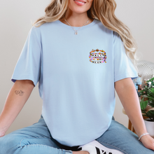 Load image into Gallery viewer, Wholesale Halloween Bracelet Graphic Tee - Baby Blue Tee
