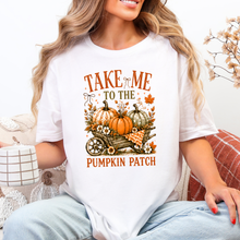 Load image into Gallery viewer, Wholesale Take Me To The Pumpkin Patch Graphic Tee - White
