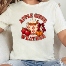 Load image into Gallery viewer, Apple Cider Weather Graphic Tee
