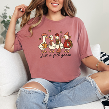Load image into Gallery viewer, Wholesale Just a Fall Goose Graphic Tee - Mauve Tee
