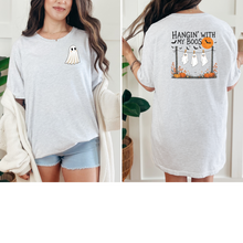 Load image into Gallery viewer, Wholesale Hanging Ghost Graphic Tee or Sweatshirt - Ash Tee Front/Back
