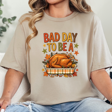 Load image into Gallery viewer, Wholesale Bad Day To Be A Turkey Graphic Tee - Tan
