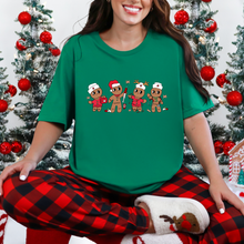 Load image into Gallery viewer, Wholesale Gingerbread Nurse Graphic Tee - Kelly Tee
