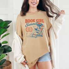 Load image into Gallery viewer, Wholesale Book Girl Summer Graphic Tee - Baby Blue Tee
