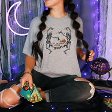 Load image into Gallery viewer, Wholesale Spooky Season Skeleton Graphic Tee - Grey Tee
