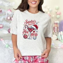 Load image into Gallery viewer, Wholesale Santa's Hot Mess Graphic Tee - Ash Tee
