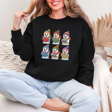 Load image into Gallery viewer, Wholesale Reading Snowmen Sweatshirt - Black Sweatshirt
