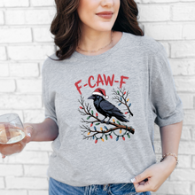 Load image into Gallery viewer, Wholesale F Caw F Christmas Graphic Tee - Grey Tee
