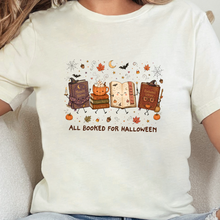 Load image into Gallery viewer, Wholesale Booked for Halloween Graphic Tee - Natural
