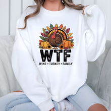 Load image into Gallery viewer, Wholesale WTF Thanksgiving Sweatshirt - White Sweatshirt
