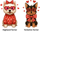 Load image into Gallery viewer, Valentine Dog Breeds Graphic Tee
