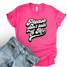 Load image into Gallery viewer, Wholesale Don't talk to me Graphic Tee - White Sweatshirt
