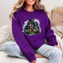 Load image into Gallery viewer, Wholesale Spooky Cottage Sweatshirt - Purple Sweatshirt
