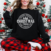 Load image into Gallery viewer, Wholesale Farm Fresh Christmas Trees Sweatshirt - Black Sweatshirt
