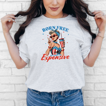 Load image into Gallery viewer, Wholesale Born Free Graphic Tee - Ash Tee
