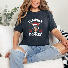Load image into Gallery viewer, Wholesale Dominick the Donkey Graphic Tee - Dark Grey Heather Tee
